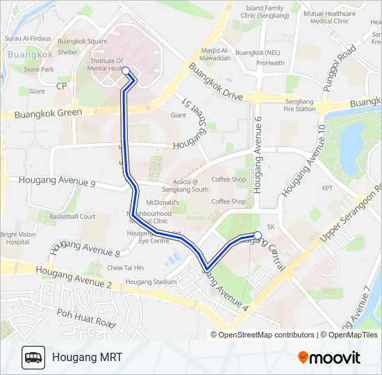 公交IMH SHUTTLE路的线路图