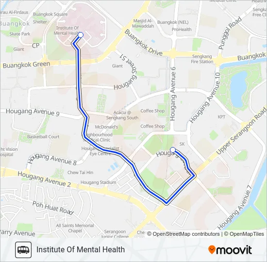 公交IMH SHUTTLE路的线路图