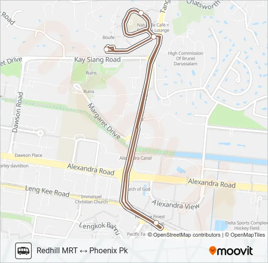 公交PHOENIX PARK SHUTTLE路的线路图