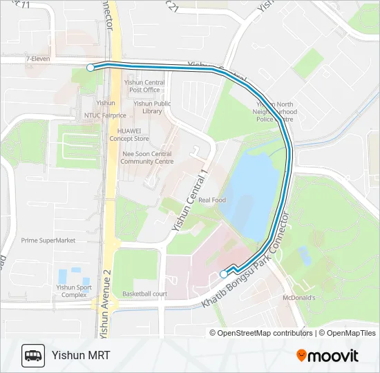 公交KTPH路的线路图