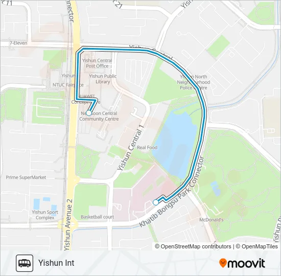 公交KTPH路的线路图