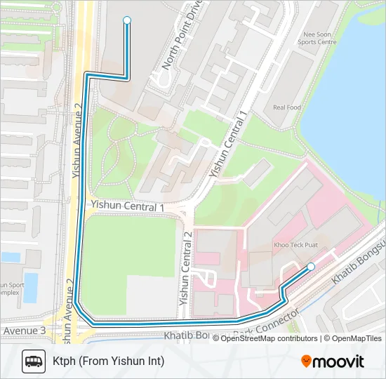 公交KTPH路的线路图