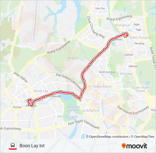 公交180路的线路图