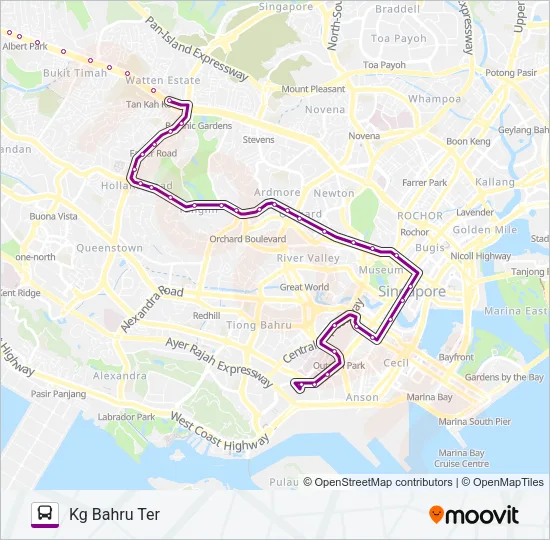 公交174路的线路图
