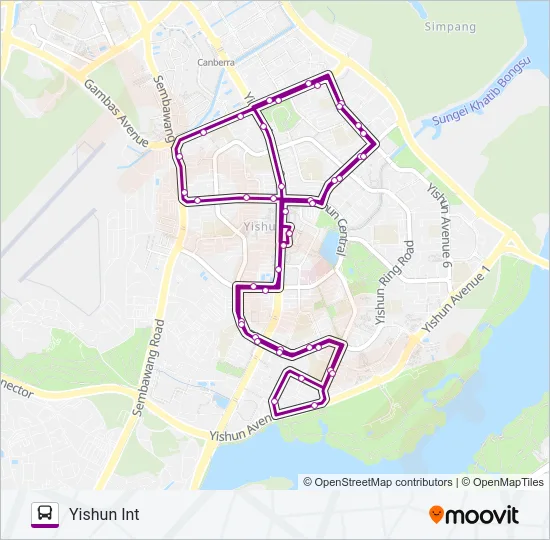 公交811路的线路图