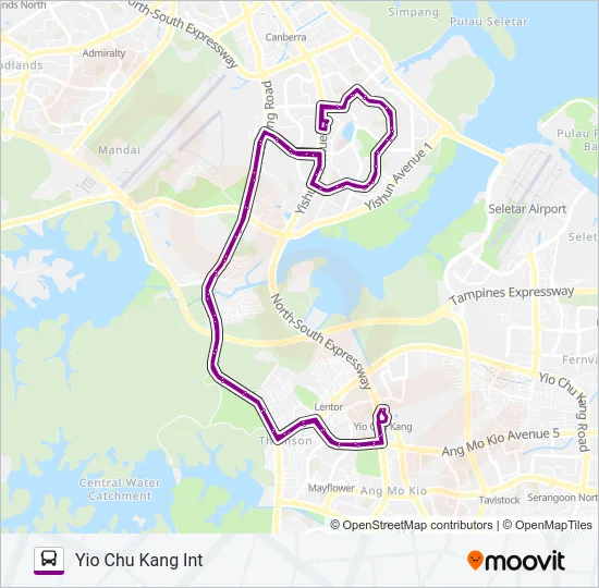 公交860路的线路图