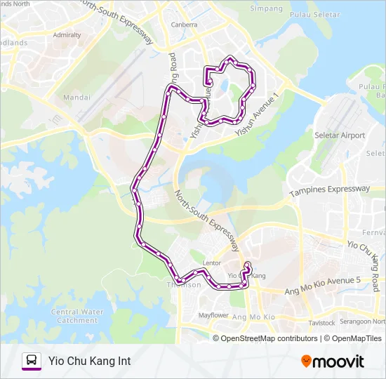 公交860路的线路图