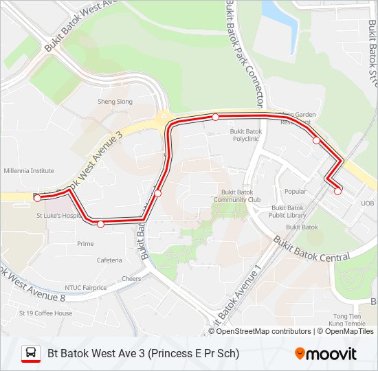 991A bus Line Map