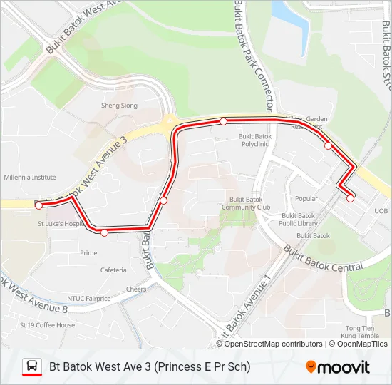公交991A路的线路图