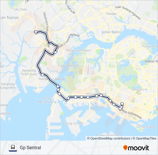 公交TS6路的线路图