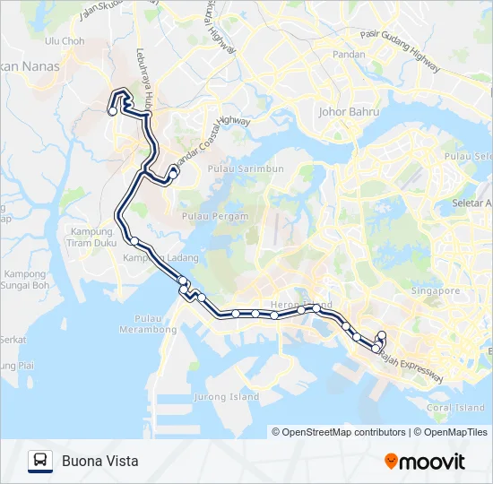 公交TS6路的线路图