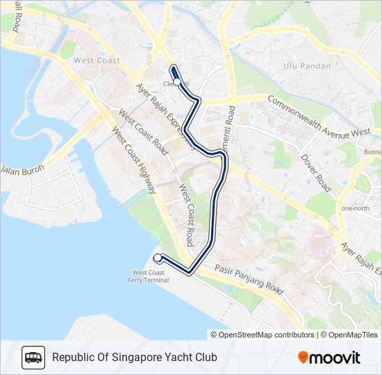 republic of singapore yacht club shuttle bus