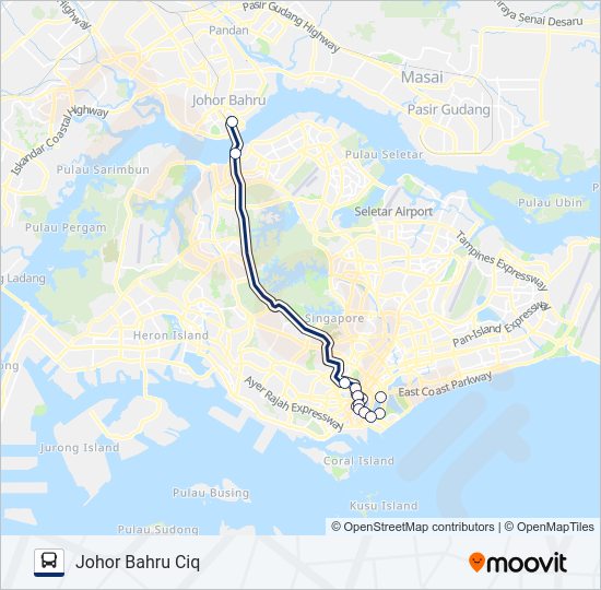 TS3 bus Line Map