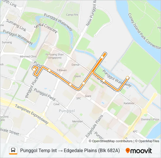 公交386A路的线路图