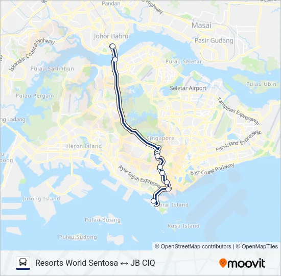 公交TS8路的线路图