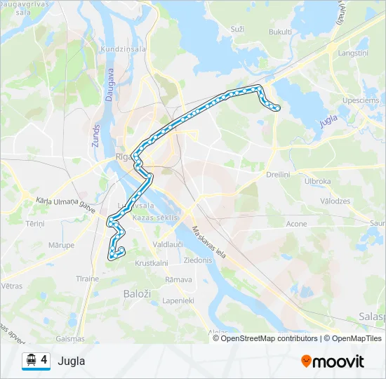4 Cable Car Line Map
