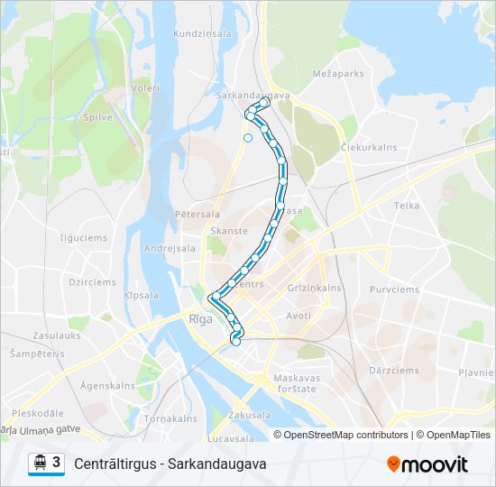 3 Cable Car Line Map