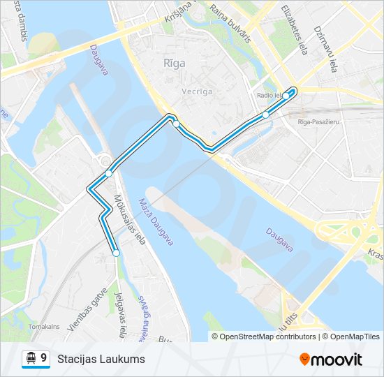 9 Cable Car Line Map