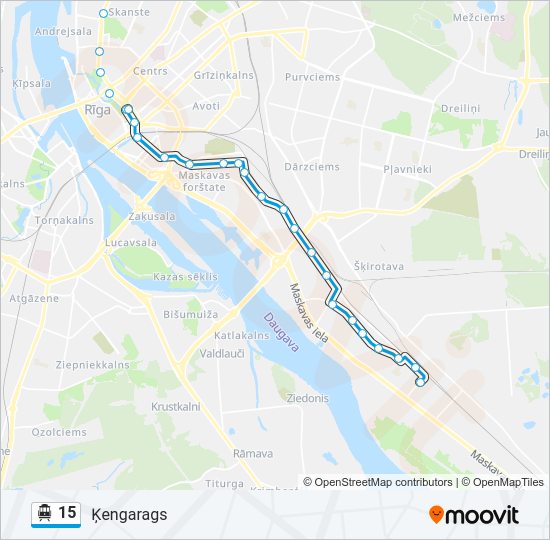 Канатная дорога 15: карта маршрута