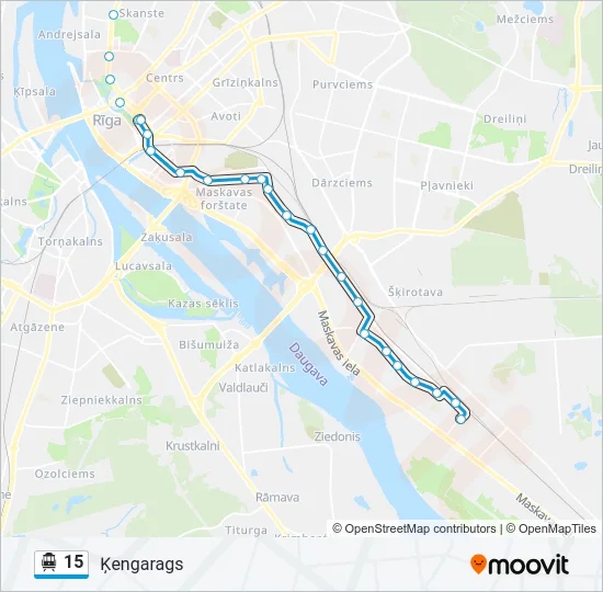 15 Cable Car Line Map