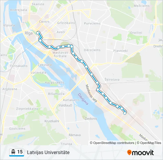 15 Cable Car Line Map