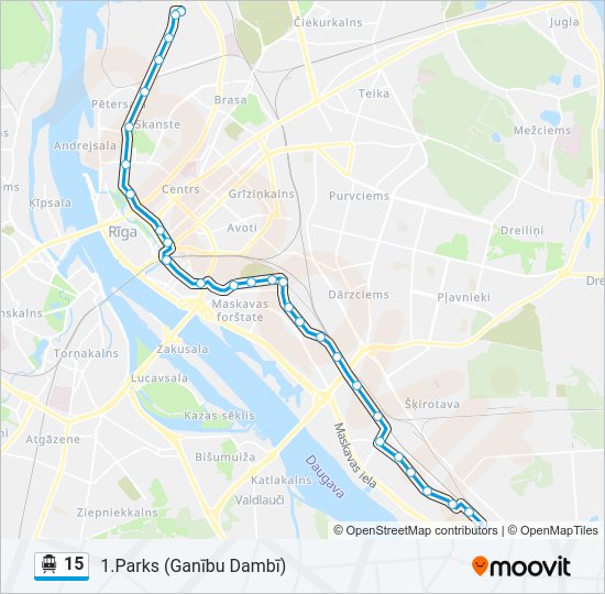 15 Cable Car Line Map