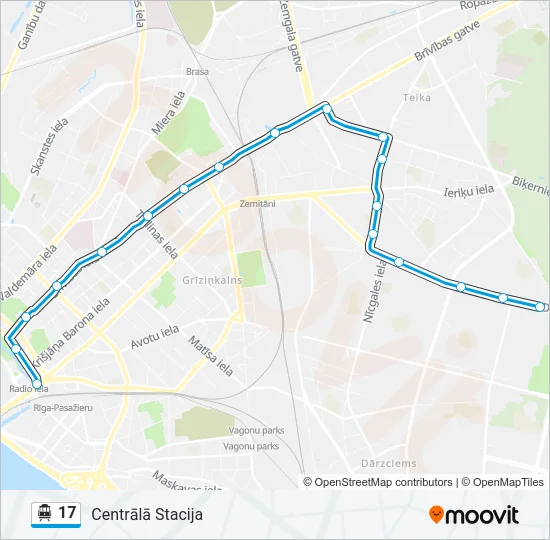 17 Cable Car Line Map