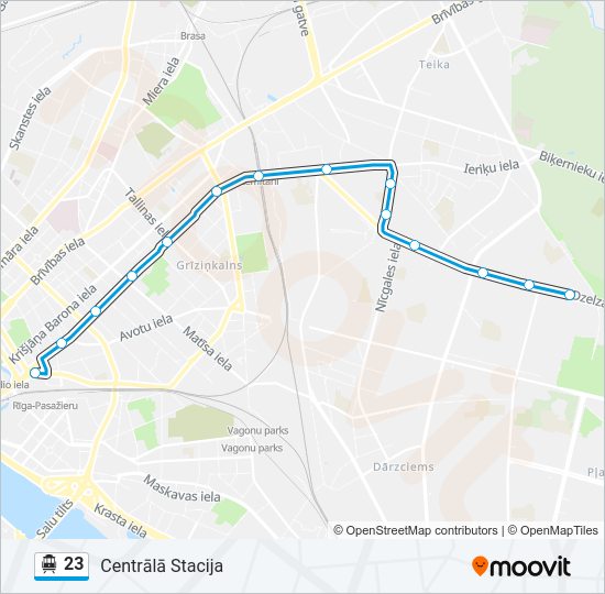 23 Cable Car Line Map