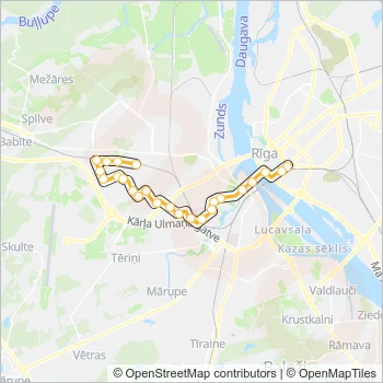 8 Bus Line Map