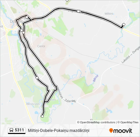 5311 Bus Line Map