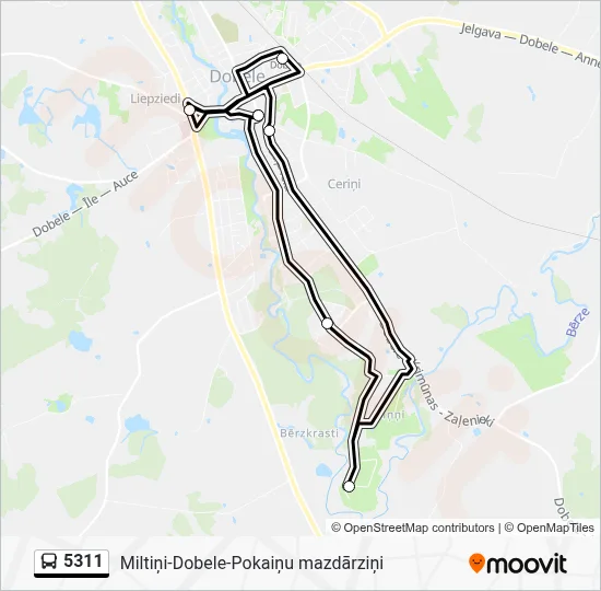 5311 Bus Line Map