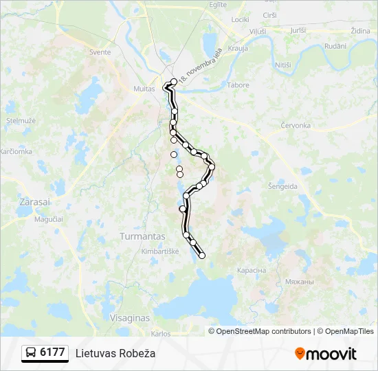 6177 Bus Line Map
