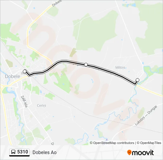 5310 Bus Line Map