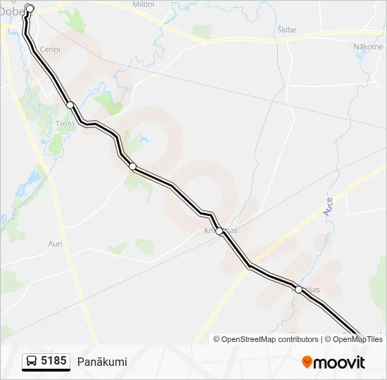 5185 Bus Line Map