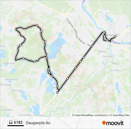 6182 Bus Line Map