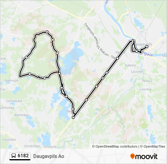 6182 Bus Line Map
