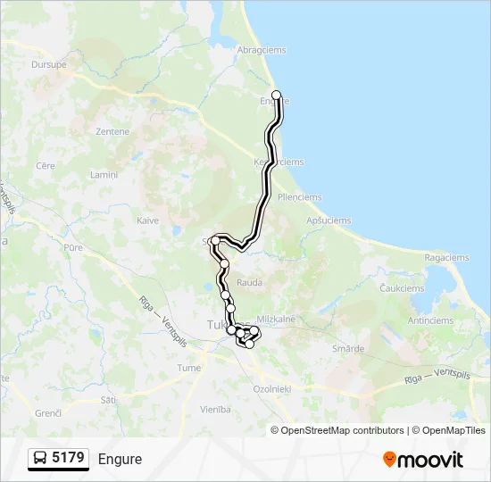 5179 Bus Line Map
