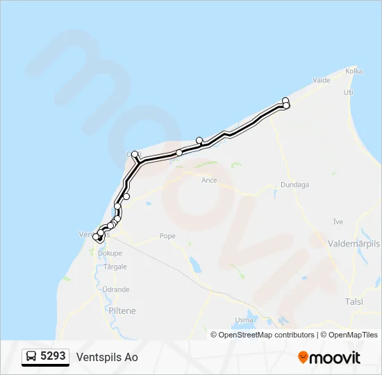 5293 Bus Line Map