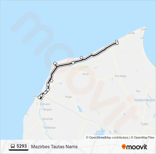 5293 Bus Line Map