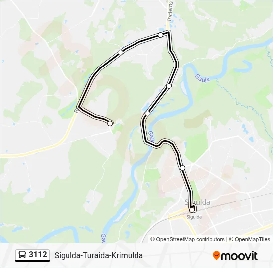 3112 Bus Line Map
