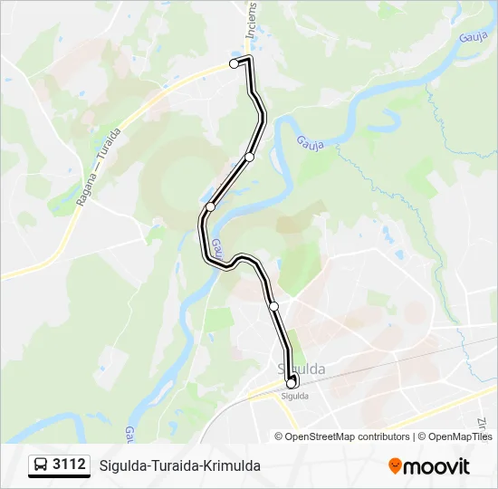 3112 Bus Line Map