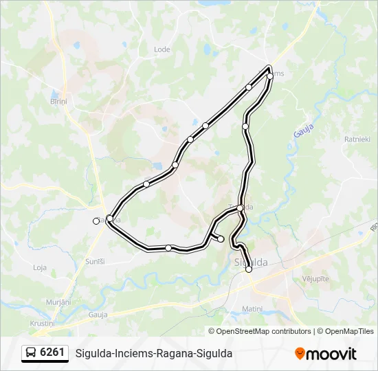 6261 Bus Line Map