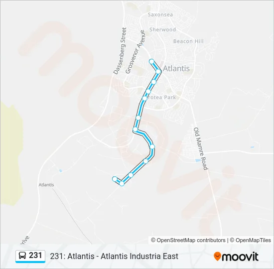 231 Bus Line Map