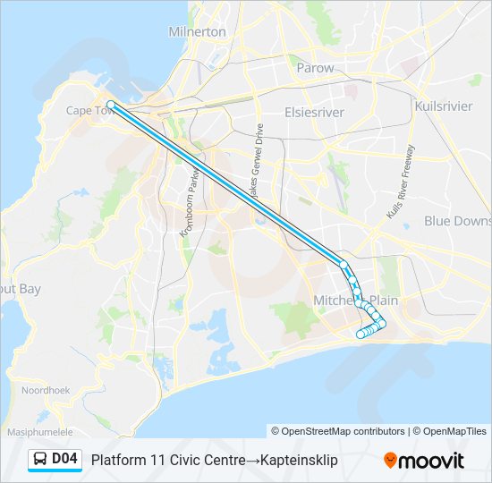 D04 Bus Line Map
