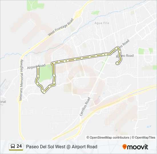 24 Bus Line Map
