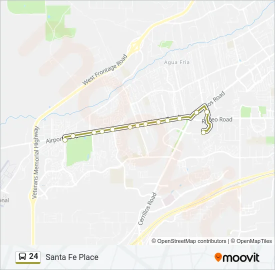 24 Bus Line Map