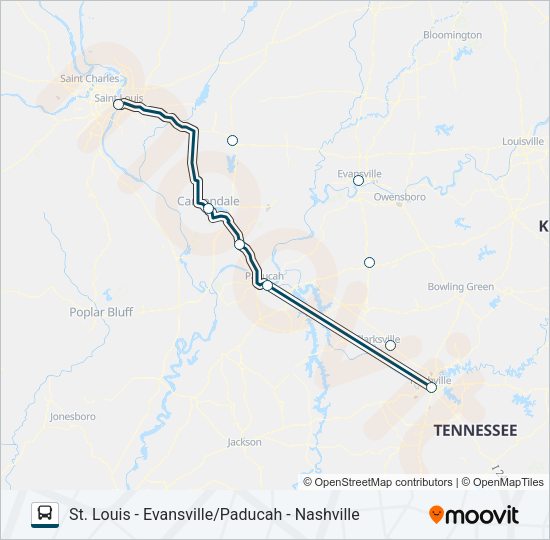 GREYHOUND US0185 bus Line Map