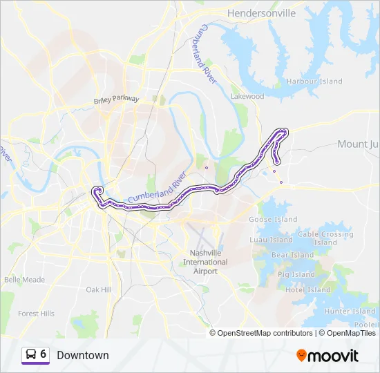 6 Bus Line Map