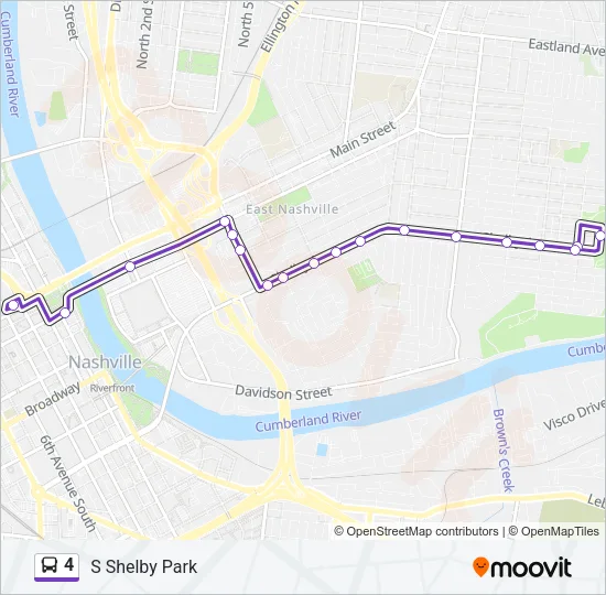 4 Bus Line Map