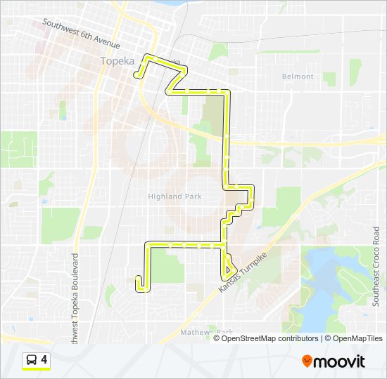 4 Bus Line Map